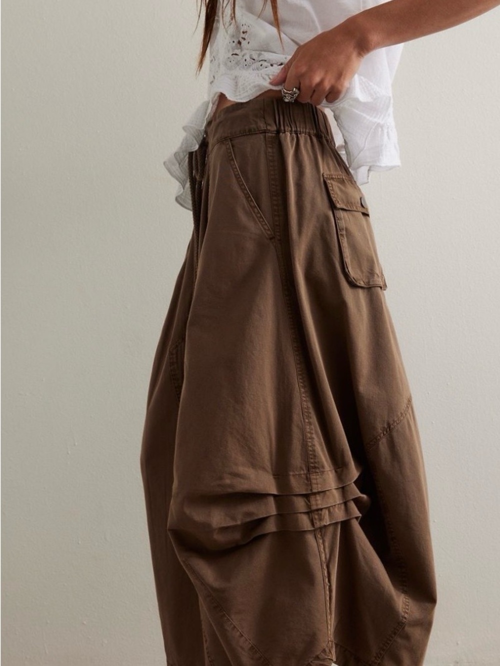 Free People Willow Poplin Maxi Skirt - Picture 9 of 9